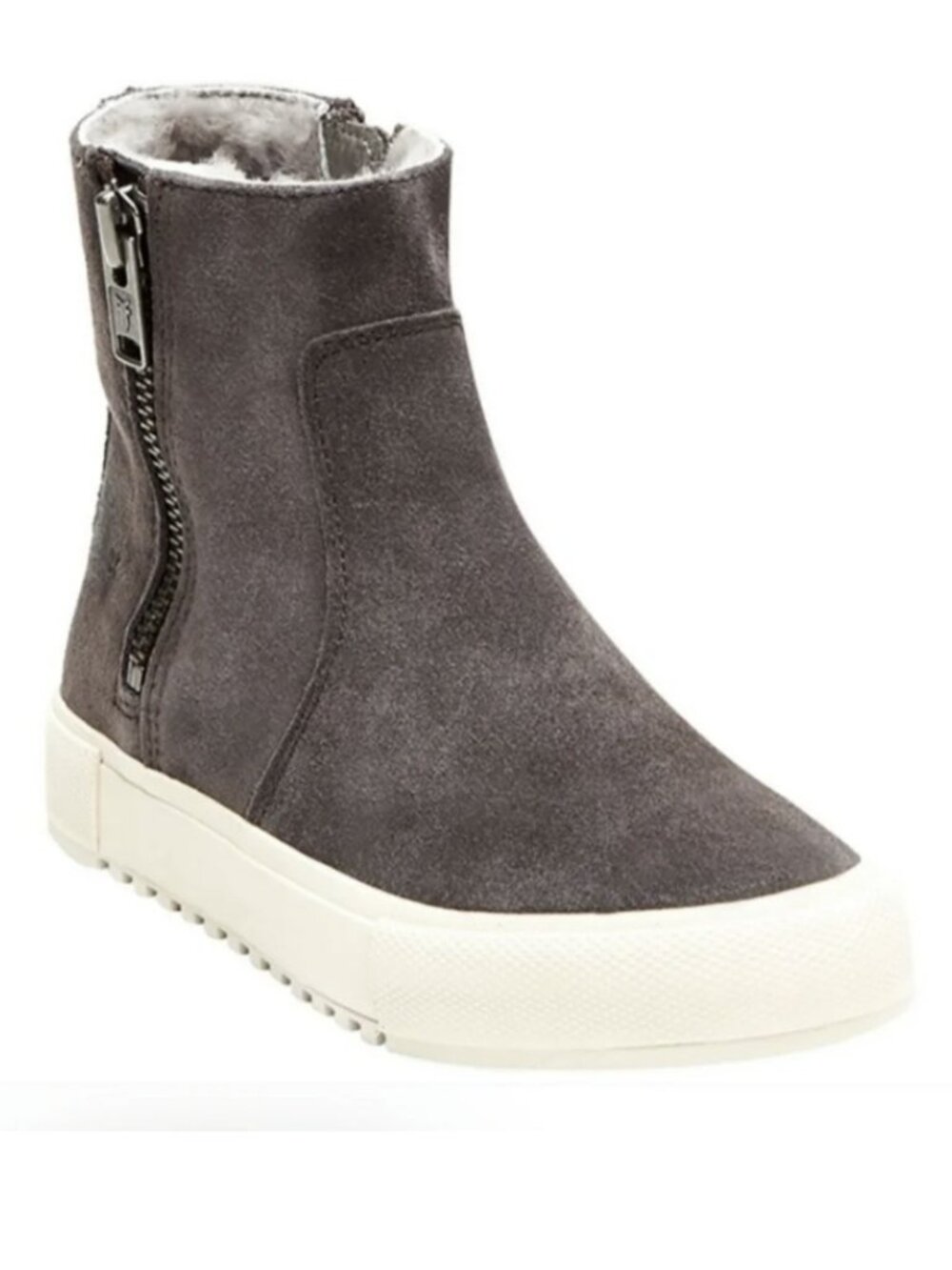 Frye Gia Lug Shearling Double Zip Boot Size 8.5